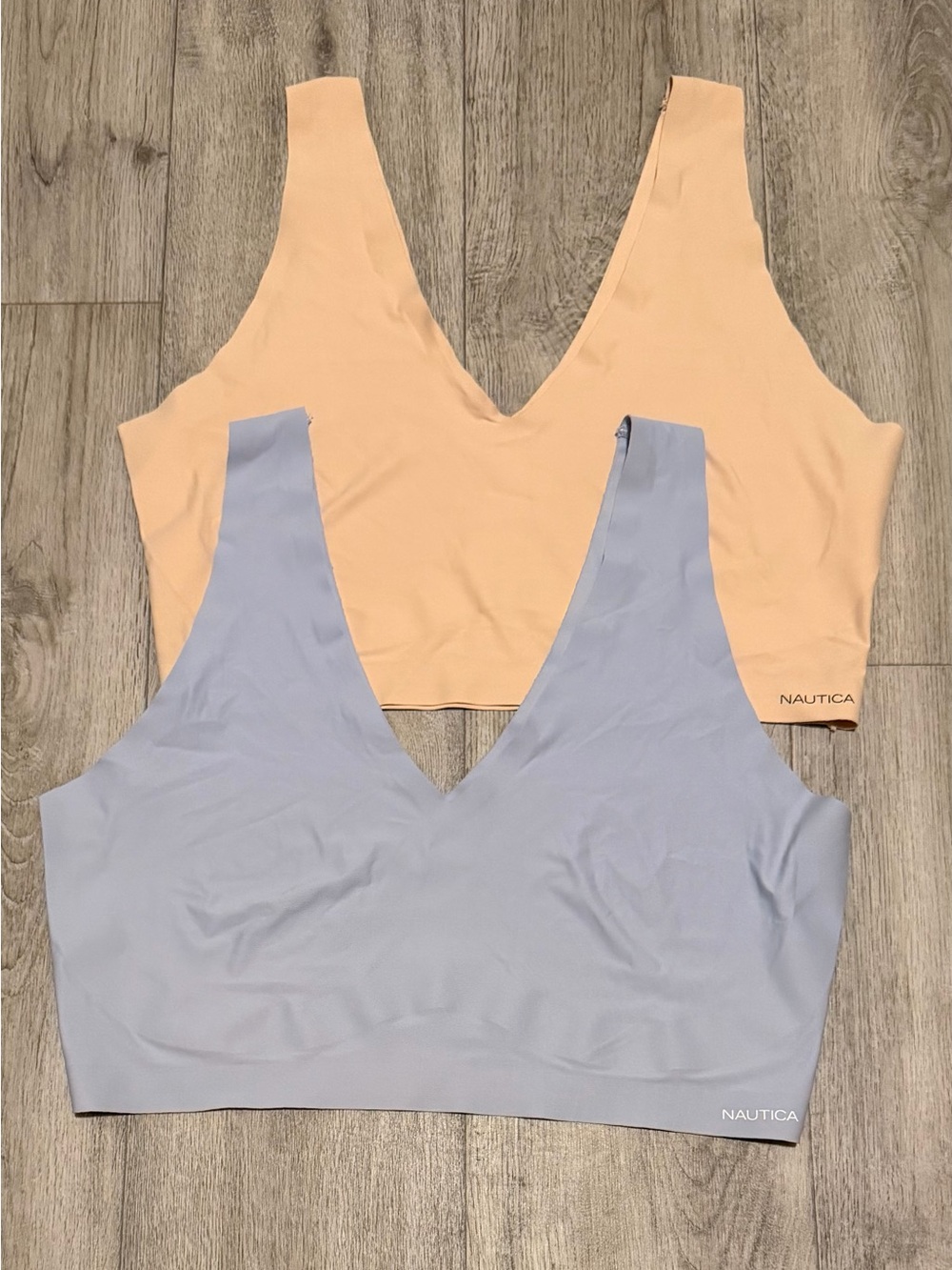 Lot of 2 Nautica Size Large Seamless Bralette Wireless Lounge Comfort Bra - Picture 3 of 6